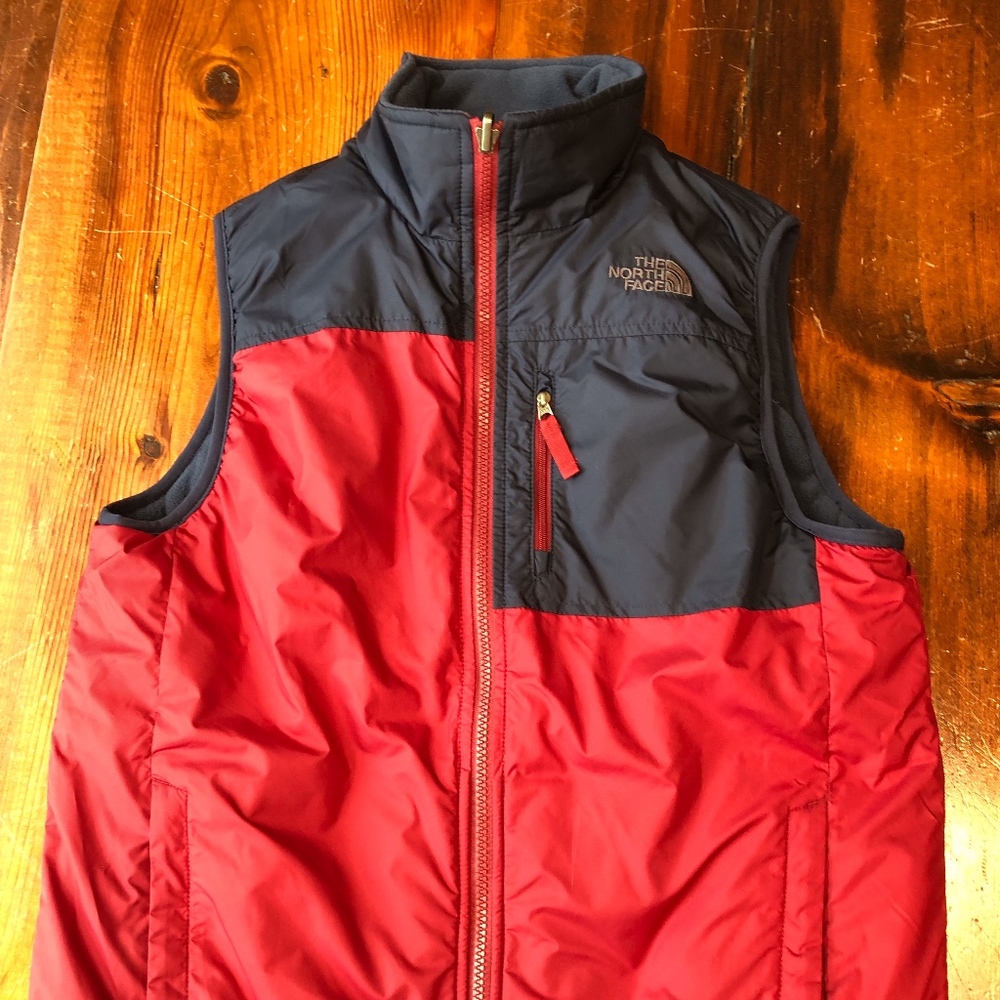 The North Face Reversible Vest Boys Size L 14/16